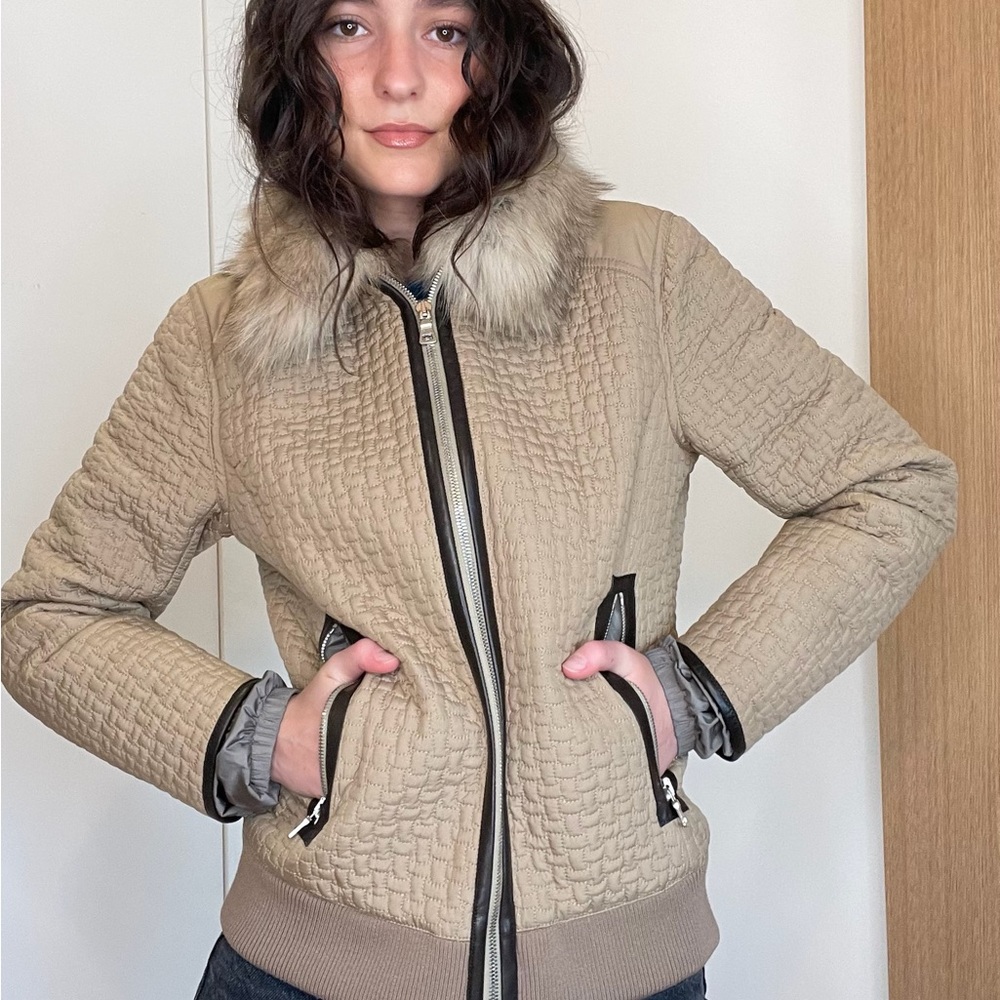 Prada Sports Jacket w/Fur - Picture 1 of 13